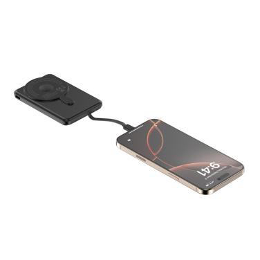 Logotrade promotional product picture of: Urban Vitamin Redwood 5in1 5000mah 20W PD magnetic powerbank