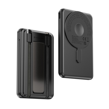 Logo trade corporate gifts image of: Urban Vitamin Redwood 5in1 5000mah 20W PD magnetic powerbank