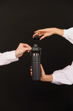 Logo trade advertising product photo of: Baltimore trek RCS recycled SS bottle 600 ML