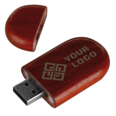 Logo trade corporate gift photo of: Wooden USB stick
