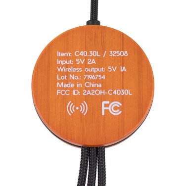 Logo trade promotional product photo of: Big cable 4in1 with illuminated logo - i5w