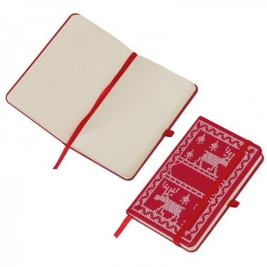 Logotrade promotional product picture of: A6 Notebook with Christmas design