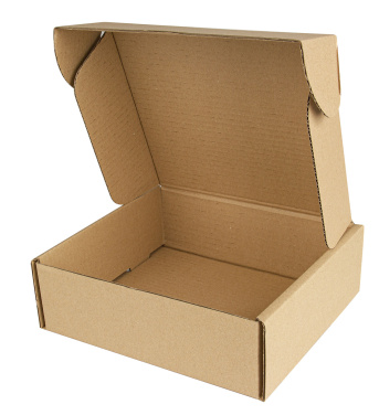 Logo trade promotional merchandise image of: Cardboard box - 22 x 20 x 7 cm