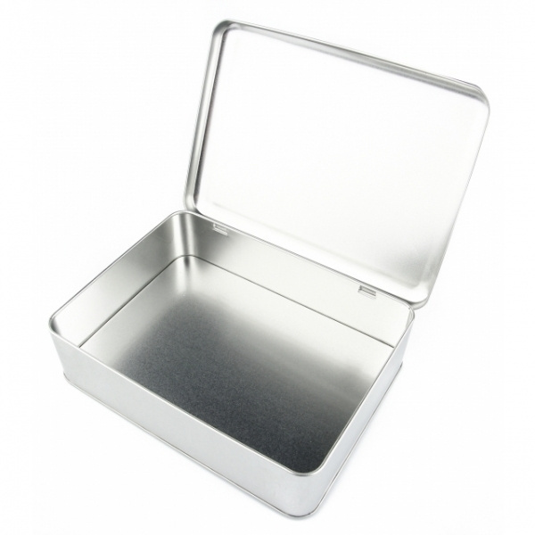 Logo trade promotional merchandise image of: Metal box 18x12,6x4 cm