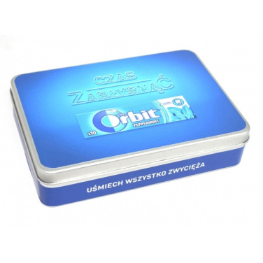 Logo trade promotional merchandise photo of: Metal box