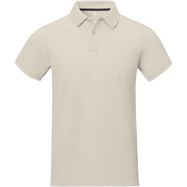 Logo trade promotional giveaways picture of: Calgary short sleeve men's polo