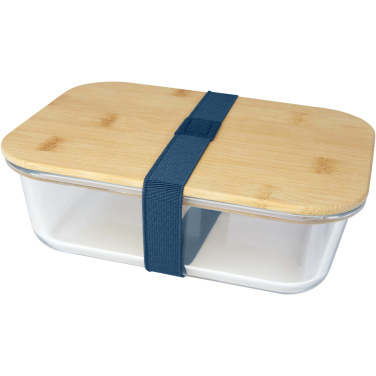 Logotrade promotional giveaway image of: Roby glass lunch box with bamboo lid