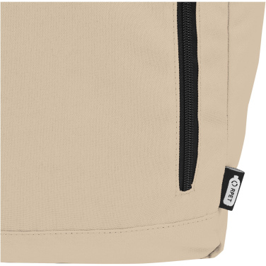 Logo trade promotional gift photo of: Byron 15.6" GRS RPET roll-top backpack 18L
