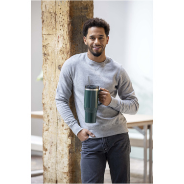 Logo trade promotional merchandise image of: Melbourne 1200 ml RCS certified insulated tumbler with straw