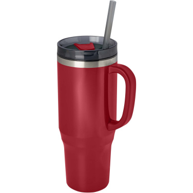 Logotrade promotional giveaways photo of: Melbourne 1200 ml RCS certified insulated tumbler with straw