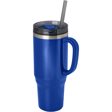 Logo trade corporate gifts picture of: Melbourne 1200 ml RCS certified insulated tumbler with straw