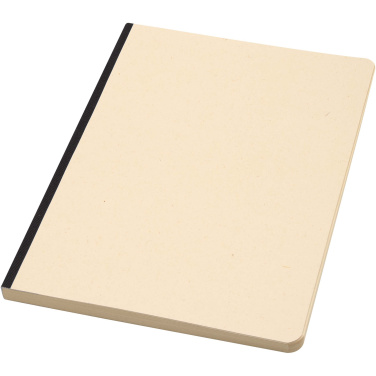 Logo trade promotional giveaway photo of: Liliana A5 sugarcane and RPET soft cover notebook