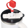 Sip silicone straw cover , Red
