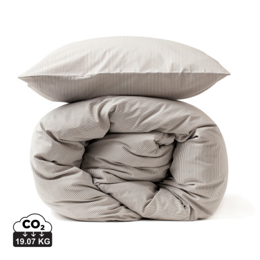Logo trade corporate gifts image of: VINGA Montgomery premium cotton bed linen, 4 pcs set