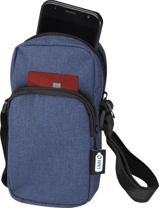 Logotrade advertising product picture of: Ross GRS recycled phone pouch