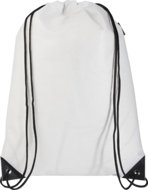 Logotrade promotional item image of: Evergreen GRS recycled non-woven drawstring bag 5L