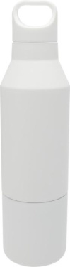 Logotrade promotional merchandise picture of: Odessy 600 ml RCS certified recycled stainless steel insulated bottle with 300 ml cup