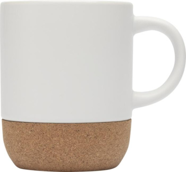 Logotrade promotional products photo of: Billie 300 ml ceramic mug with cork details and matt finish