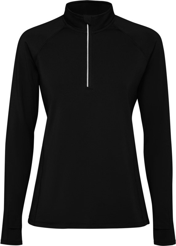 Logo trade promotional products image of: Estambul long sleeve women's half zip sweatshirt