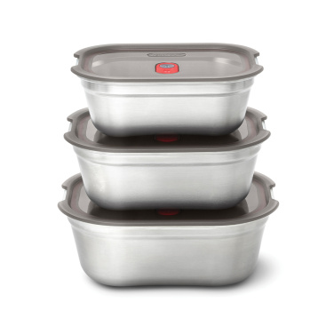 Logotrade business gift image of: Black+Blum Mealprep Box 3pcs Set Small, Medium, Large