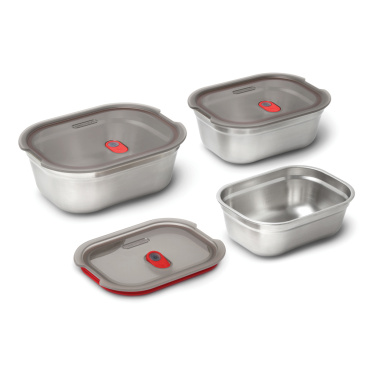 Logo trade advertising products image of: Black+Blum Mealprep Box 3pcs Set Small, Medium, Large