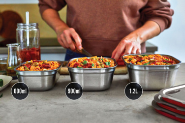 Logo trade advertising products image of: Black+Blum Mealprep Box 3pcs Set Small, Medium, Large