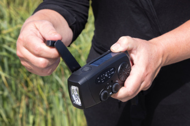 Logotrade promotional merchandise picture of: RescueWave RCS recycled plastic emergency radio
