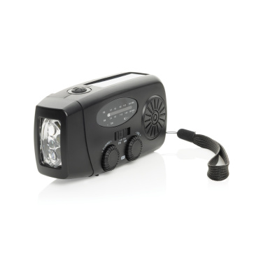 Logo trade promotional items picture of: RescueWave RCS recycled plastic emergency radio