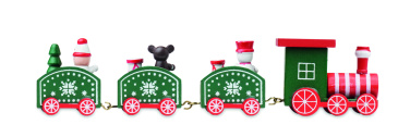 Logo trade promotional merchandise picture of: Wooden Christmas train
