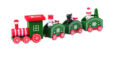 Logotrade promotional merchandise image of: Wooden Christmas train