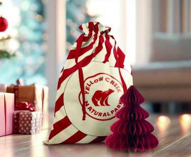 Logotrade promotional giveaway picture of: Large Santa cotton bag
