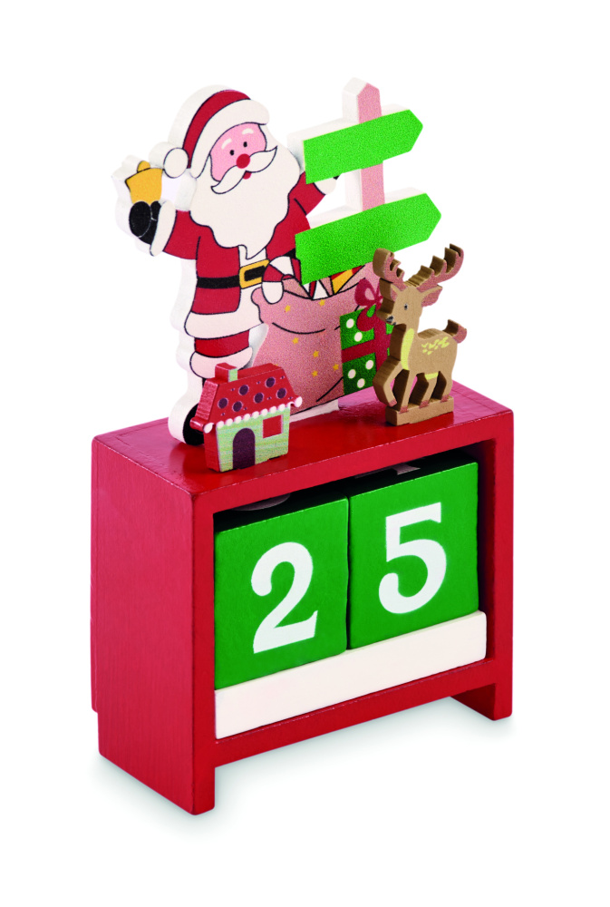 Logo trade business gifts image of: Christmas countdown calendar