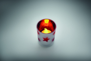Logo trade business gifts image of: LED tea light candle
