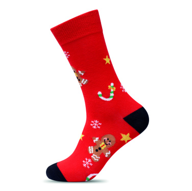 Logo trade advertising product photo of: Pair of Christmas socks L