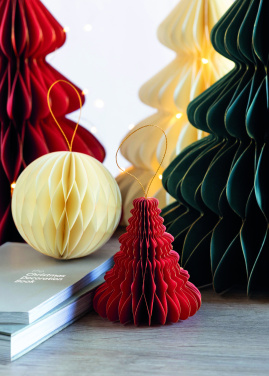 Logo trade business gifts image of: Christmas paper tree hanger