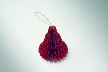 Logo trade promotional items image of: Christmas paper tree hanger