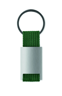 Logotrade corporate gift image of: Metal rectangular key ring Espoo