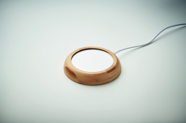 Logo trade promotional items picture of: Bamboo mug warmer with USB