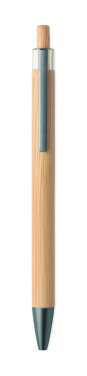 Logotrade promotional product picture of: Push button bamboo pen