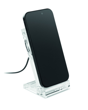 Logotrade promotional merchandise photo of: Acrylic wireless charger 15W