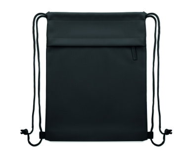 Logotrade promotional product image of: Drawstring bag in 600D RPET