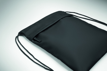 Logotrade promotional gift image of: Drawstring bag in 600D RPET