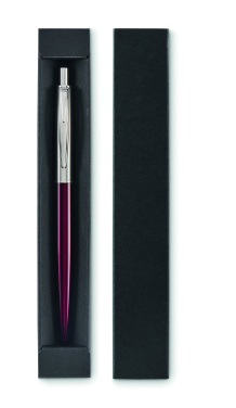 Logo trade promotional items picture of: Push button pen in box