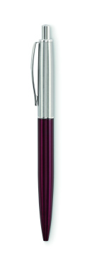 Logo trade promotional products image of: Push button pen in box