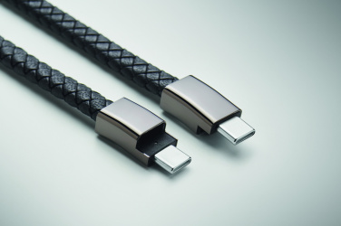 Logotrade promotional gift picture of: Braided bracelet cable type-C