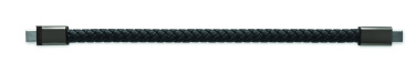 Logotrade promotional giveaway image of: Braided bracelet cable type-C