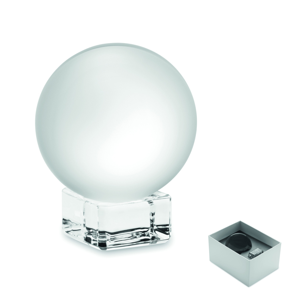 Logo trade advertising product photo of: Glass round award