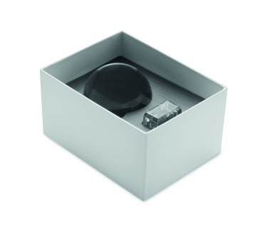 Logo trade promotional gifts picture of: Glass round award