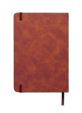 Logo trade promotional product photo of: A5 smokey PU notebook