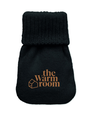 Logo trade business gifts image of: Hand warmer knitted polyester